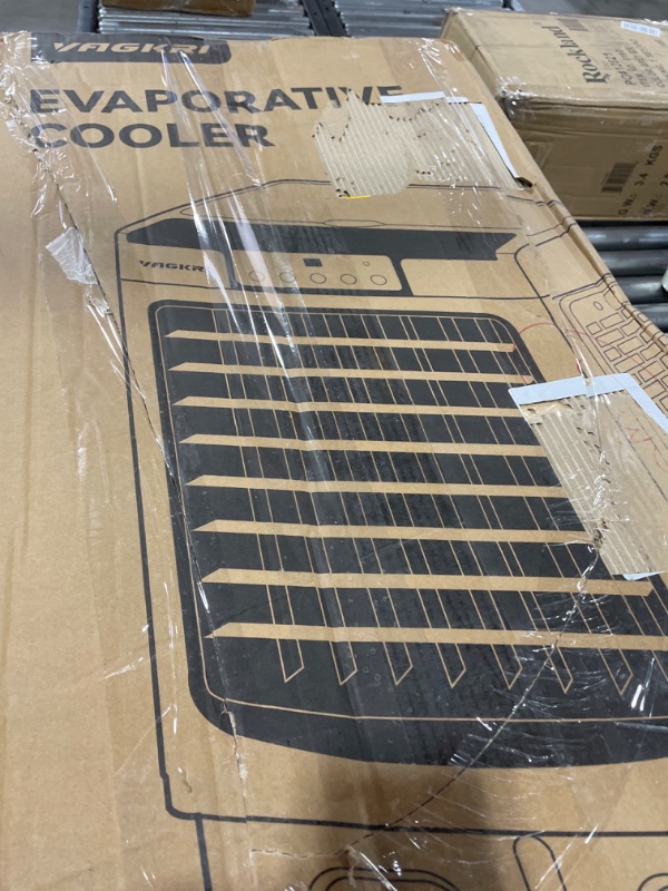 Photo 2 of Evaporative Cooler, VAGKRI 2100CFM Air Cooler, 120°Oscillation Swamp Cooler with Remote Control, 24H Timer, 3 Wind Speeds for Outdoor Indoor Use,8 Gallon