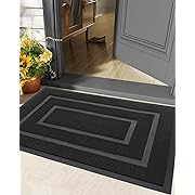 Photo 1 of Mat, Heavy Duty Low Profile Welcome Mat for Front Door, Stain Resistant Doormat Non Slip Entrance Mat for Entryway, Patio, Garage