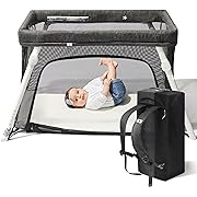 Photo 1 of 
Guava Lotus Travel Crib with Lightweight Backpack Design | Certified Baby Safe Portable Crib | Folding Play Yard with Comfy Mattress for Babies & Toddlers | Compact Baby Travel Bed
