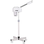 Photo 1 of AceFox Professional Ozone Facial Steamer with Hot Mist Function, Stand Facial Steamer On Wheels, Height Adjustable & 360° Rotatable Nozzle, Use at Home & Salon SPA
