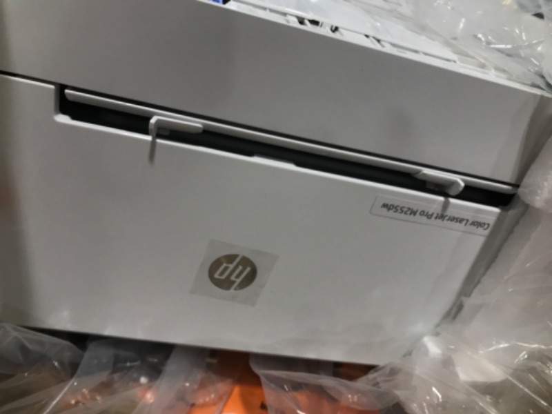 Photo 3 of HP Color LaserJet Pro M255dw Wireless Laser Printer, Remote Mobile Print, Duplex Printing, Works with Alexa (7KW64A), White