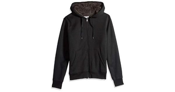 Photo 1 of Essentials Men's Sherpa Lined Full-Zip Hooded Fleece Sweatshirt