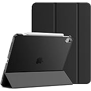 Photo 1 of JETech Case for iPad Air 5/4 (2022/2020 5th/4th Generation 10.9-Inch), Slim Stand Hard Back Shell Cover with Auto Wake/Sleep (Black)