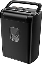 Photo 1 of Bonsaii 12-Sheet Paper Shredder for Home Office Use, 10-Minute Cross Cut Shredder with 5.5 Gallons Bin, P-4 High Security Heavy Duty Office Shredder Shred CD/Credit Card(C243-A)

