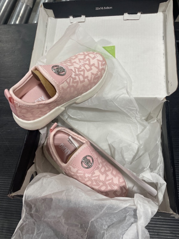 Photo 2 of DKNY Toddler Girls All Over Logo Slip On Sneakers