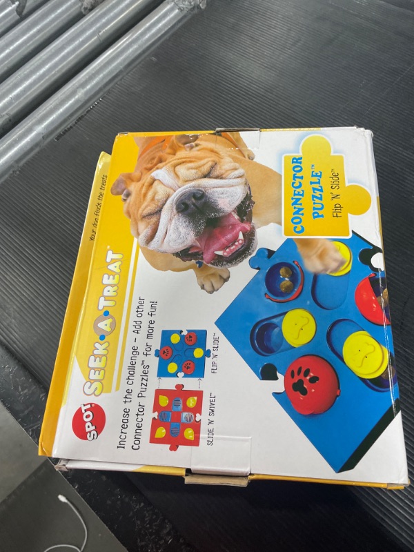 Photo 2 of Spot Seek-A-Treat Flip 'N Slide Connector Puzzle Interactive Dog Treat and Toy Puzzle