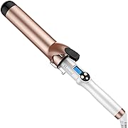 Photo 1 of Hoson 1 3/4 Inch Curling Iron Large Barrel, 1.75 Long Barrel Curling Wand Dual Voltage, Ceramic Tourmaline Coating with LCD Display, Glove Include
