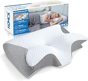 Photo 1 of  Memory Foam Cervical Pillow, 2 in 1 Ergonomic Contour Orthopedic Pillow for Neck Pain, Contoured Support Pillows for Side Back Stomach Sleepers - STOCK PICTURE ONLY FOR REFERENCE***