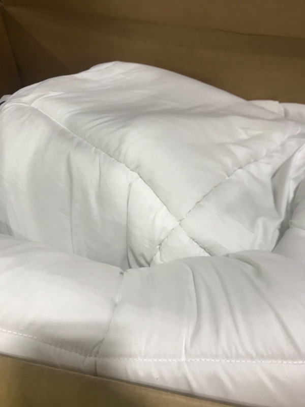 Photo 2 of KAYFIA Full Mattress Topper,Extra Thick Mattress Pad Cover for Deep Sleep,3D+7D Snow Down Alternative Fill Overfilled Plush Pillow Top with 8-23 Inch Deep Pocket-White Full White