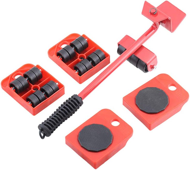 Photo 1 of Furniture Lifter and 4 pcs 3.9"x3.15" Furniture Slides Kit, Furniture Move Roller Tools Max Up for 150KG/331LBS 360 Degree Rotatable Pads, Easily Redesign and Rearrange Living Space Sofa Easy
