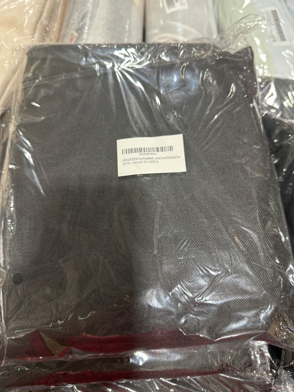 Photo 1 of AMSAMOTION Car Windshield Cover for Ice and Snow UV Wind 600D Oxford Fabric for Ice Removal Car Accessories Windshield Protection Cover Fits Most Cars, Trucks, Vans, SUVs (87+55INCH)
