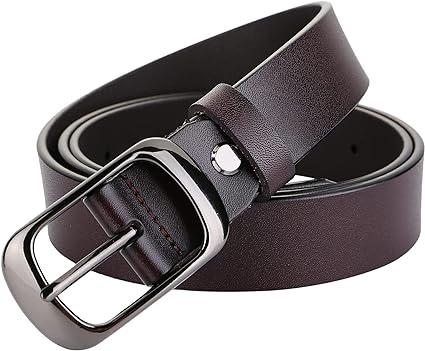 Photo 1 of IWFTC Women Leather Belt, Fashion Ladies Belt with Pin Buckle for Jeans Pants Fashion Dress Belt 