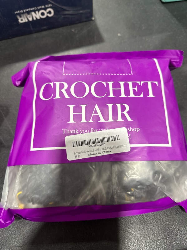 Photo 1 of Fulcrum Goddess Box Braids Crochet Hair 12 Inch, 9 Packs Box Braids Crochet Hair for Women, Crochet Braids with Curly Ends (12Inch, 1B/30/613#) 12 Inch (Pack of 9) 1B/30/613#