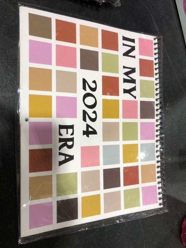 Photo 1 of Eras Tour Calendar 2024, Wall Calendar 2024, Eras Tour Calendar, Music Posters Album Cover Poster Calendar for Fans Gift Music(Color: Calendar+4 bookmarks)