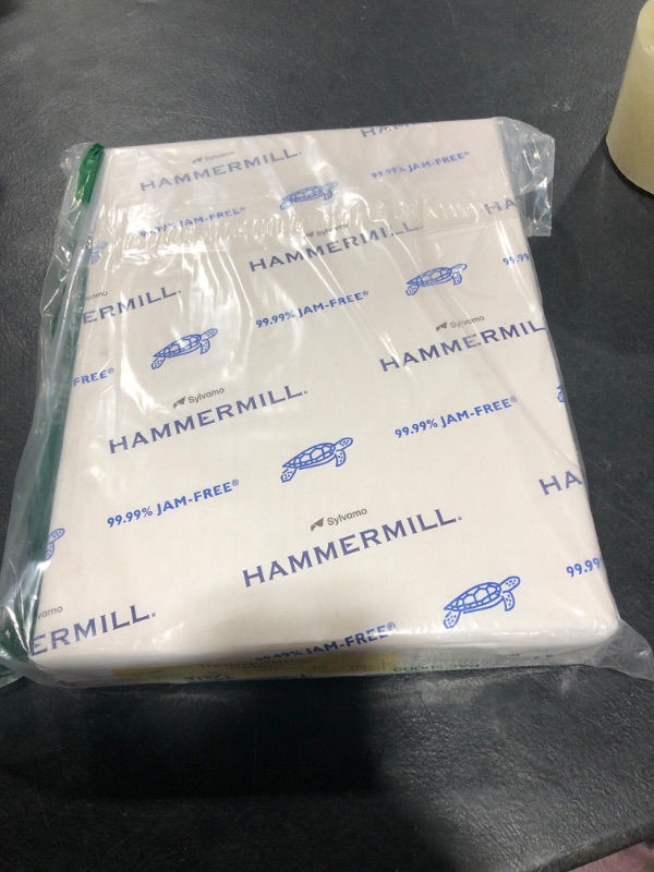 Photo 2 of Hammermill 103168 Recycled Colored Paper, 20lb, 8-1/2 X 11, Goldenrod - 1 Ream (500 Sheets)

