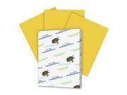 Photo 1 of Hammermill 103168 Recycled Colored Paper, 20lb, 8-1/2 X 11, Goldenrod - 1 Ream (500 Sheets)
