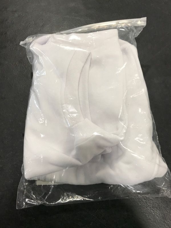 Photo 1 of BOYS AND GIRLS SWEATER SLEEVELESS WITH ZIPPER  WHITE MEDIUM 