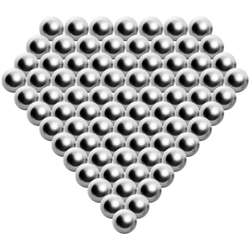 Photo 1 of 1200 Pieces 3/8" Slingshot Ammo Precision Steel Bearing Balls
