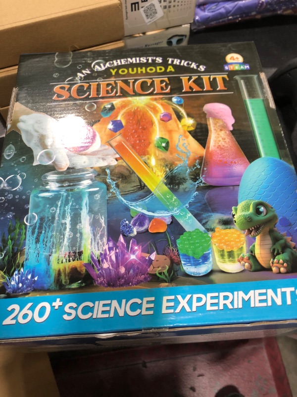 Photo 2 of 260+ Science Experiments - Over 120 pcs Science Kits for Kids Age 5-7-9-12, Boys Girls Pre School Chemistry Set & STEM Learning Educational Toys, Birthday Gifts Christmas Stocking Stuffers for Kids
