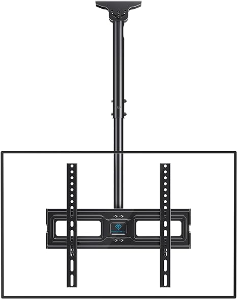 Photo 1 of Ceiling TV Mount for 26-65 inch Flat Screen Displays, Hanging Adjustable Ceiling TV Bracket Fits Most LCD LED OLED 4K TVs, Pole Ceiling Mount Holds up to 110lbs, Max VESA 400x400mm, PSCM2