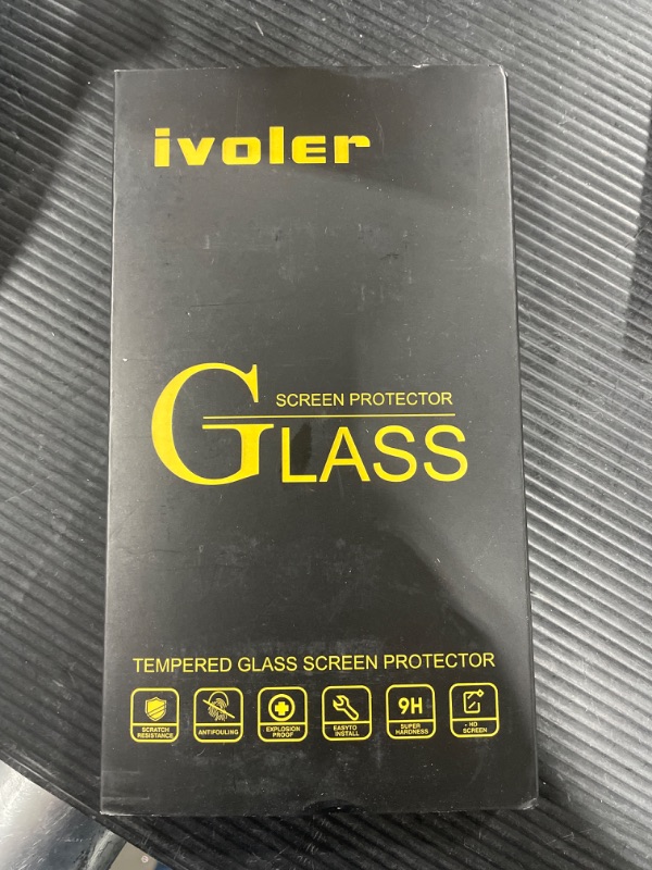 Photo 1 of ivoler Screen Protector Tempered Glass for Samsung Galaxy A13 5G / 4G / A04S with [Easy Installation Frame] 9H Hardness Anti Scratch, Bubble Free, 6.5 inch