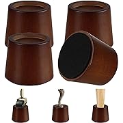 Photo 1 of  Furniture Bed Risers - 3 Inch Circle Heavy Duty Furniture Height Extenders Lifts for Sofa Couch Desk Chair Table Base Raising Space, Convenient Store and Cleaning, Pack of 4