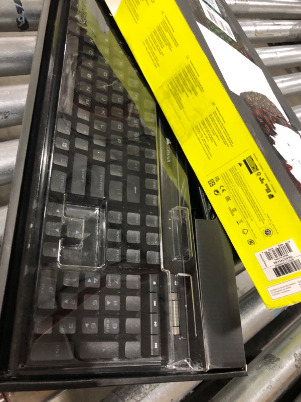 Photo 2 of Corsair K95 RGB Platinum XT Mechanical Gaming Keyboard, Backlit RGB LED, Cherry MX Speed RGB Silver, Black (CH-9127414-NA) MX Speed Silver Keyboard