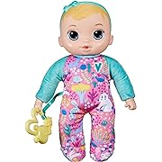 Photo 1 of Baby Alive Soft ‘n Cute Doll, Blonde Hair, 11-Inch First Baby Doll Toy, Washable Soft Doll, Toddlers Kids 18 Months and Up, Teether Accessory

