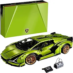 Photo 1 of LEGO Technic Lamborghini Sián FKP 37 42115 Building Set - Classic Super Car Model Kit, Exotic Eye-Catching Display, Home or Office Décor, Ideal for Adults or Car Enthusiasts