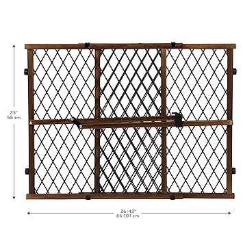 Photo 1 of Evenflo Position & Lock Baby Gate, Pressure-Mounted, Farmhouse Collection