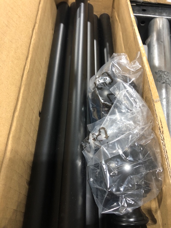 Photo 1 of  Rods for Windows 28 to 48 Inch, 2 Pack 5/8'' Diameter Heavy Duty Metal Stainless Steel Adjustable Small Curtain Rod With Bracket