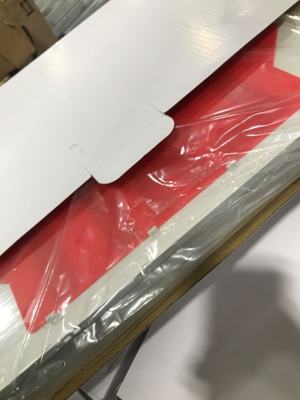 Photo 1 of Pendtlit Red LED Exit Sign Emergency Lights with 2 Adjustable Head Lights, Red Letter Emergency Exit Lighting With Battery backup For Restaurant, Commercial, Family Emergency , UL-Listed, 120-277V, 1 PCS