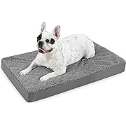 Photo 1 of  Small Dog Beds Washable, Orthopedic Dog Crate Bed with Removable Cover, Waterproof Pet Bed, Puppy Dog Bed Mattress, Dark Gray,24 inch