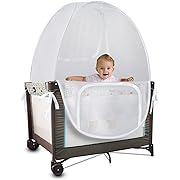 Photo 1 of Baby Pack 'N' Play Pop Up Tent Safety Net, Protects from Insects, Mosquitoes and from Baby Climbing Out, See Through Mesh Net (Pack N Play Tent 37.5" x 26")
