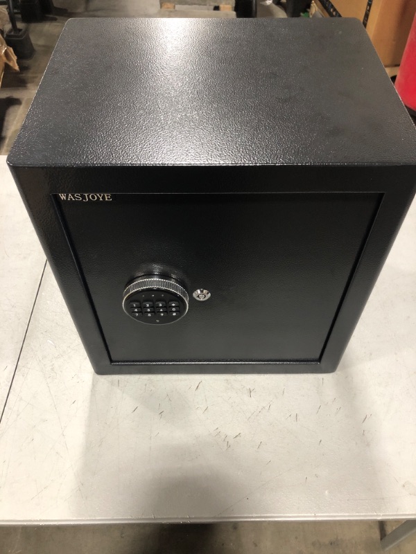 Photo 1 of Security Home Safe, WASJOYE Cabinet Fireproof Safe Box with Digital Keypad Safety Key Lock for Home Business Office Hotel Money Document Jewelry Passport Storage 16 x 15 x 12.2 inches 16 x 15 x 12.2 "