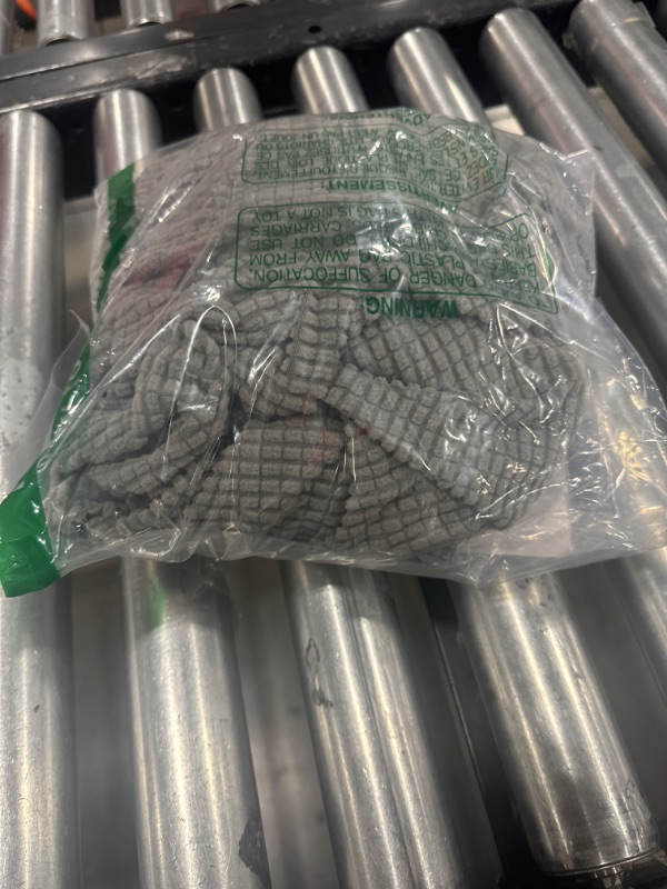 Photo 1 of TAOCOCO Ottoman Cover Rectangular Storage Ottoman Slipcover Stretch Footrest Stool Covers Furniture Protectors Spandex Jacquard Fabric with Elastic Band Light Grey Dust Grey Small Length: 27"-36", Width: 31"-40"