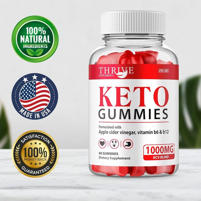 Photo 1 of (9 Pack) Thrive Ketos Gummies Thrive Ketos ACV Gummies Thrive Ketos Gummy Bears