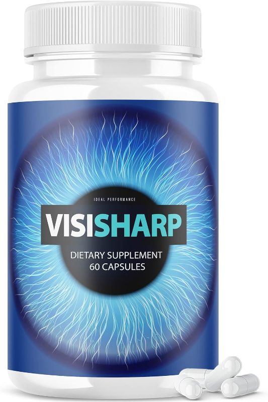 Photo 1 of 2 Pack Visisharp Advanced Eye Health Formula for Eyes Pills Visi Sharp Supplement (120 Capsules) EXP 7/25

