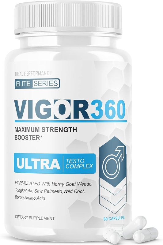 Photo 1 of 2 Pack Ideal Performance Vigor 360 Ultra Testo Complex Elite Series Vigor360 Capsulas Pastilla (60 Capsules) 7/25
