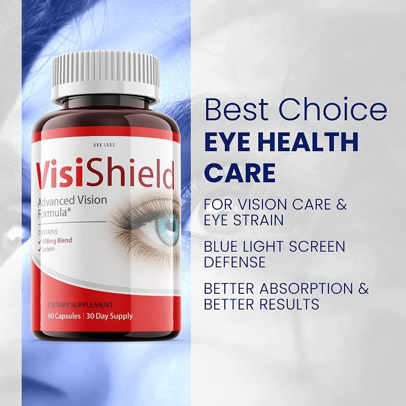 Photo 1 of (3 Pack) VisiShield - New Advanced Revolutionary Vision Matrix Formula - Supports Healthy Vision - Supplement for Eyes Sight - 1800
