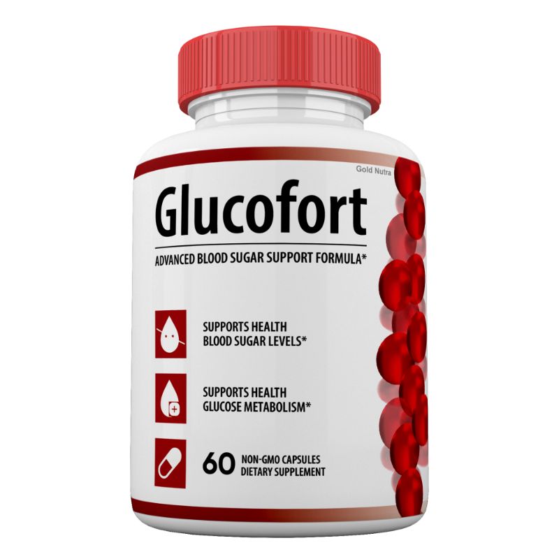 Photo 1 of 2 Pack Glucofort Blood Sugar Support Capsules, Glucofort Pills Maximum Strength Advanced Blood Control Support Healthy Glucose Non GMO capsules (2 Bottle) EXP 2/25
