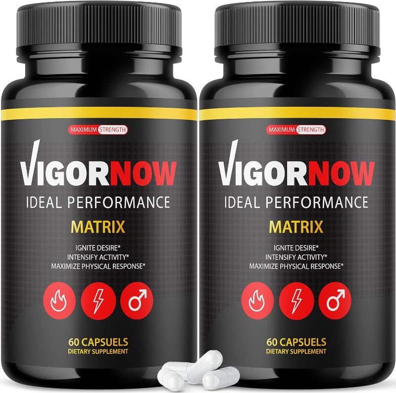 Photo 1 of (2 Pack) Vigornow Vigor Now Matrix Supplement (120 Capsules) EXP 2/25
