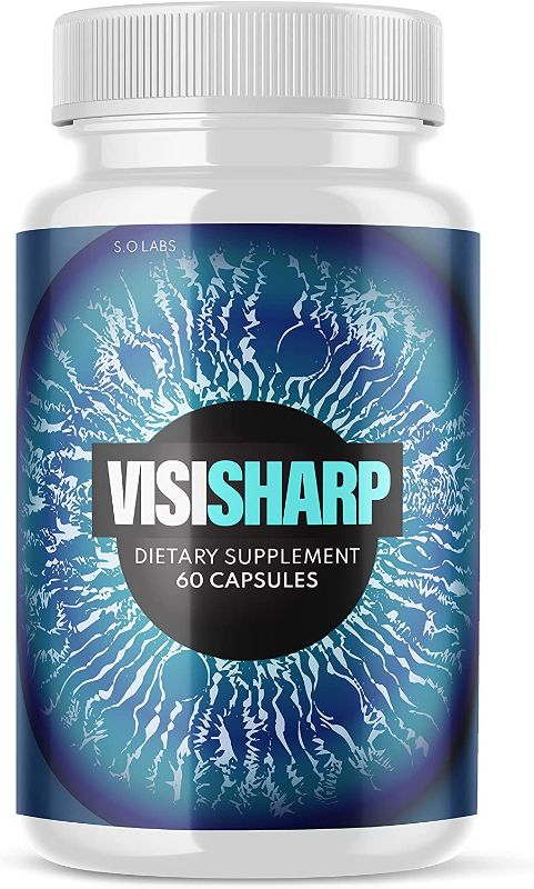 Photo 1 of (2 Pack) VisiSharp - New Advanced Revolutionary Eye Health Matrix Formula - Supports Healthy Vision - Supplement for Eyes Sight - 120 Capsules EXP 7/25
