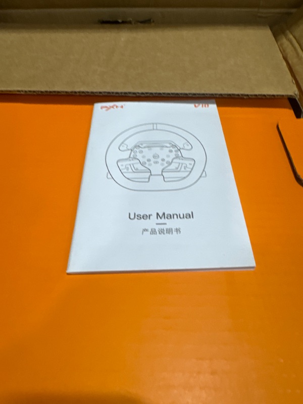 Photo 1 of PXN V10 Force Feedback Steering Wheel,Used - Like New Racing Wheel 270°/900° Rotation with Pedal and Gear Lever for PC,PlayStation 4,Xbox Series X|S, Xbox One,Switch