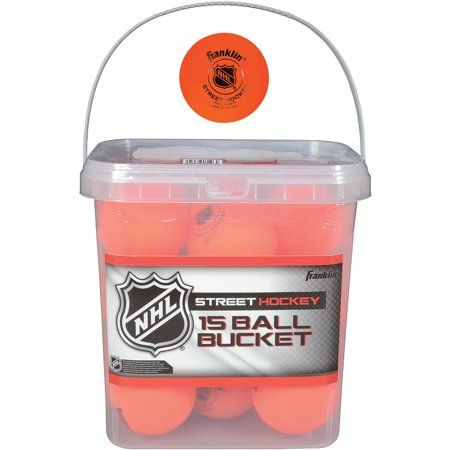 Photo 1 of Franklin NHL Street Hockey High Density 15-Ball Bucket