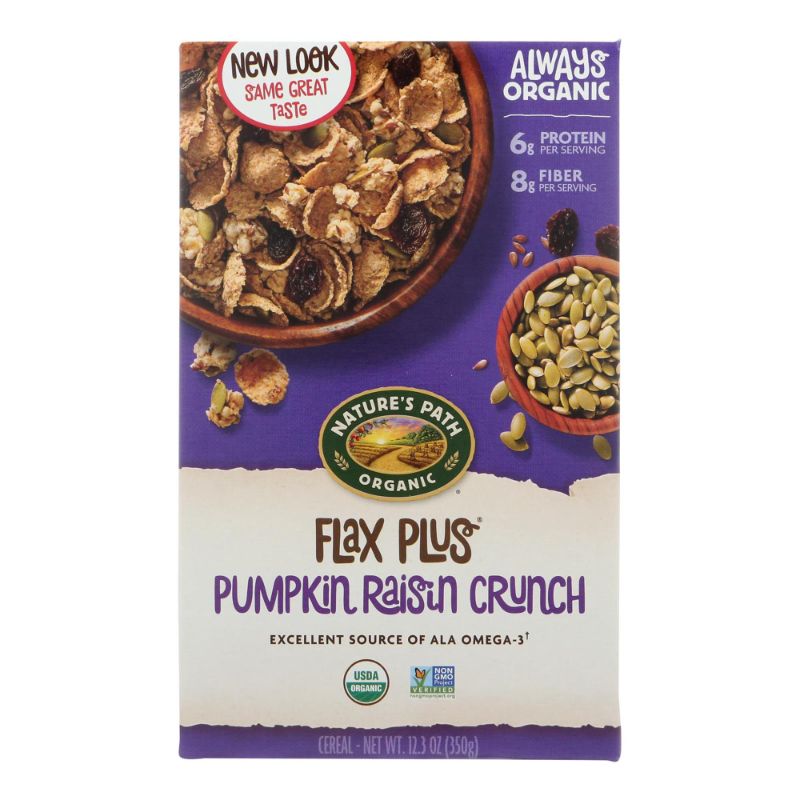 Photo 1 of Cereal Flax Pmpkn Raisin Case of 12 X 12.35 Oz by Natures Path
