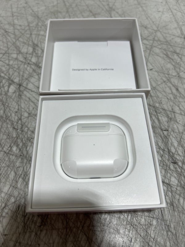 Photo 2 of Apple AirPods (3rd Generation) Wireless Ear Buds, Bluetooth Headphones, Personalized Spatial Audio, Sweat and Water Resistant, Lightning Charging Case Included, Up to 30 Hours of Battery Life Without AppleCare+