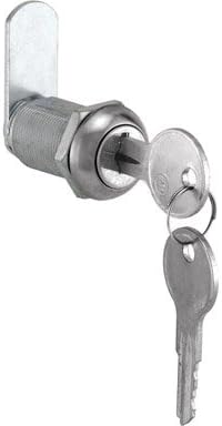 Photo 1 of Prime-Line Chrome Gray Steel Cabinet/Drawer Lock
