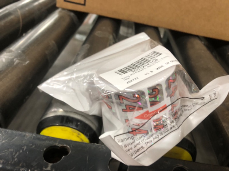 Photo 1 of Teling 500 Pieces 2024 Year Stickers File Folder Year Labels Rectangle Coded Colored Year Stickers Self Adhesive Year Labels Tab File Folders Office Supplies, 1 Roll (Silver, Red,0.75 x 1.5 Inch) Silver, Red 0.75 x 1.5 Inch