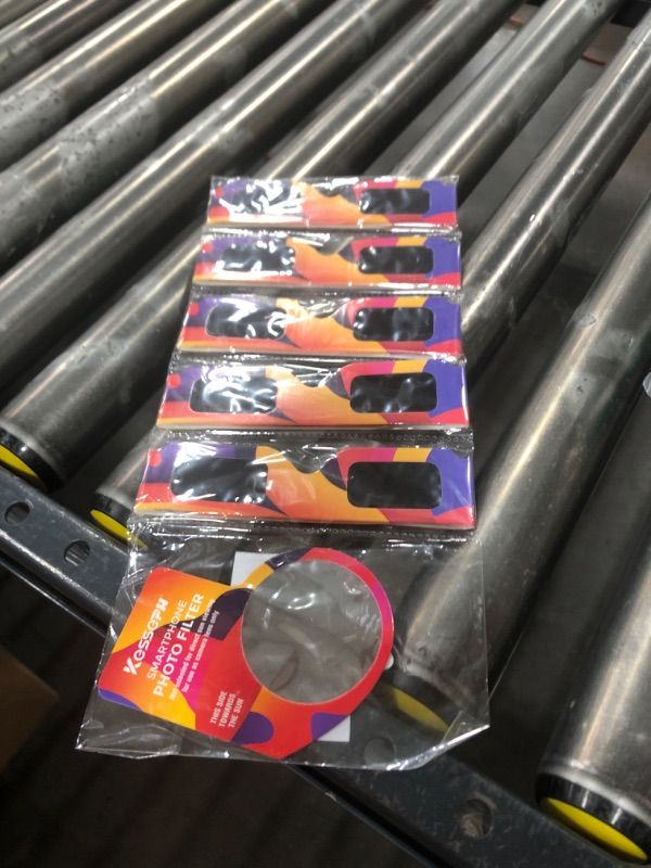 Photo 2 of Solar Eclipse Glasses AAS Approved 2024, (10 Pack) CE and ISO Certified Eclipse Observation Glasses, Safe Shades for Direct Sun Viewing, Bonus Smartphone Photo Filter Lens, Colorful Waves Design